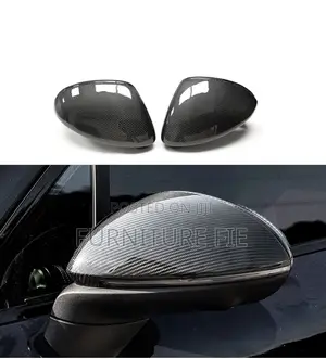 Carbon Fiber Mirror Covers Replace for Porsche Macan (No Bsa Holes)