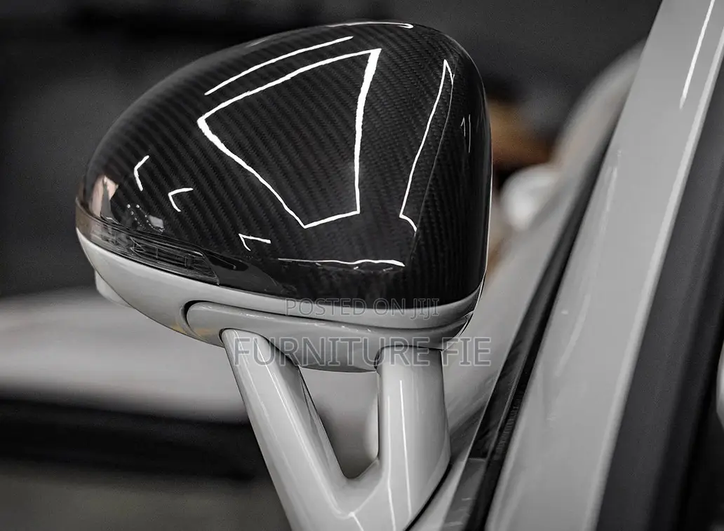 Carbon Fiber Mirror Covers Replace for Porsche Macan (No Bsa Holes)