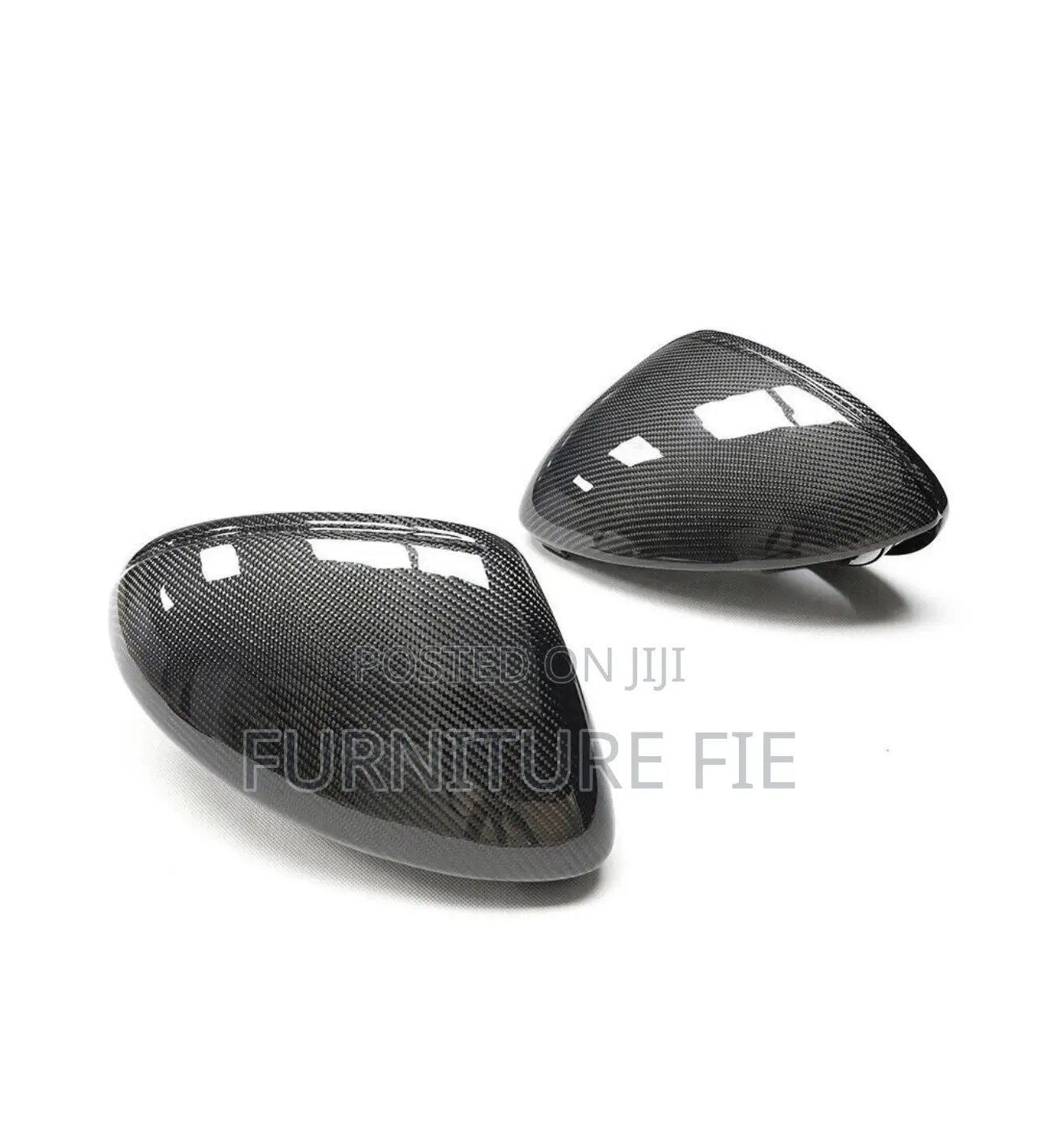 Carbon Fiber Mirror Covers Replace for Porsche Macan (No Bsa Holes)