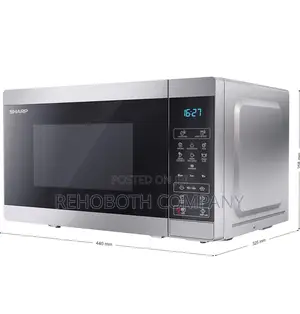 Sharp Yc-Ms02u-S Compact 20 Litre 800w Digital Microwave