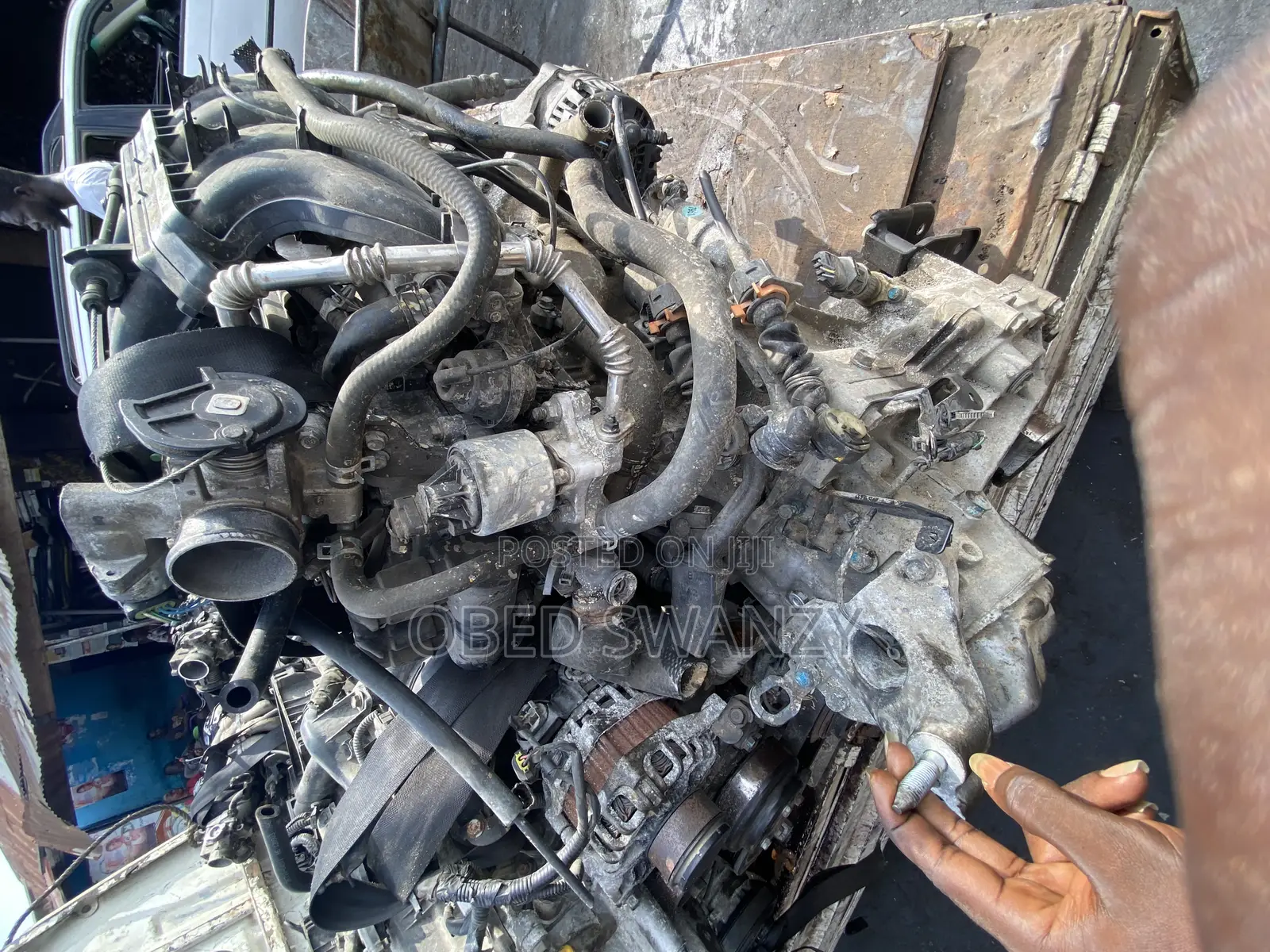 Kia Morning 3 Plugs Complete Engine With Manual Gear Box
