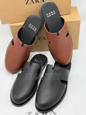 Zara Home Men’S Leather Slippers – Effortless Elegance for Every Day