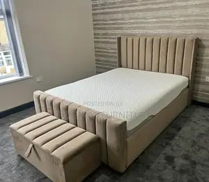 Double Bed Frame Mattress and Ottoman
