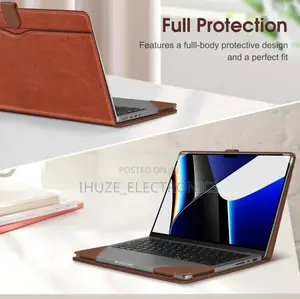 Sleeve Case For Macbook Pro 14-inch (2021-2025) Leather Folio Cover