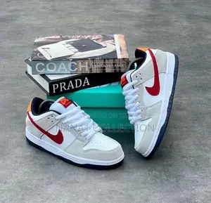 Nike Sb Dunk Low Crimson Sail Sneakers