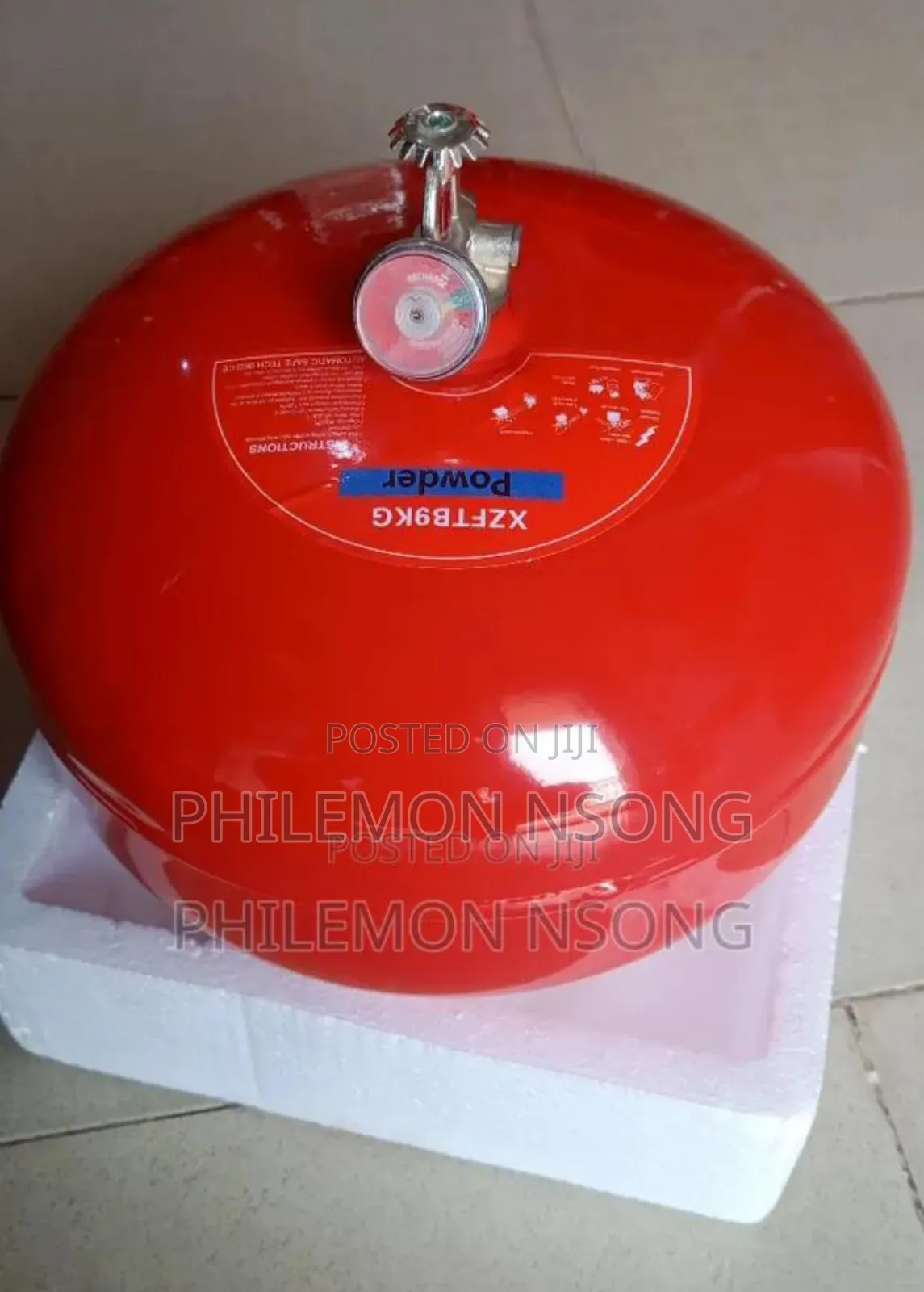 9kg Automatic Dry Power Fire Extinguisher
