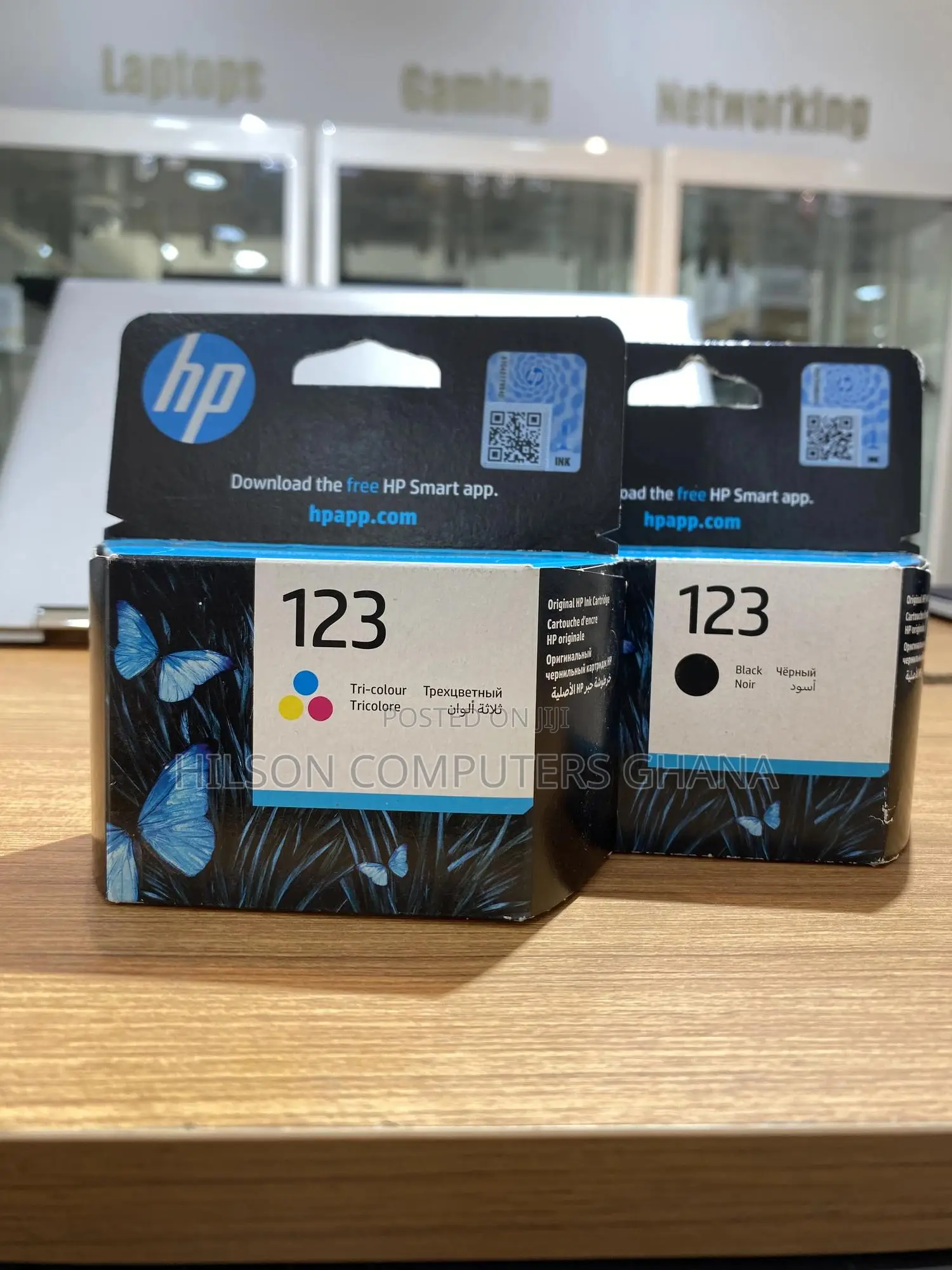 Hp 123 Ink Cartridges - Black Tricolor
