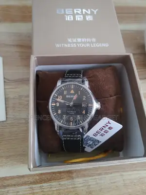 Berny Watch Pilot Automatic Mechanical Military Sapphire