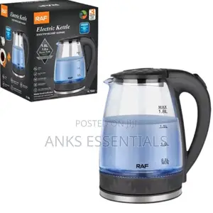 Raf 1.8l Electric Glass Kettle – Fast Boil