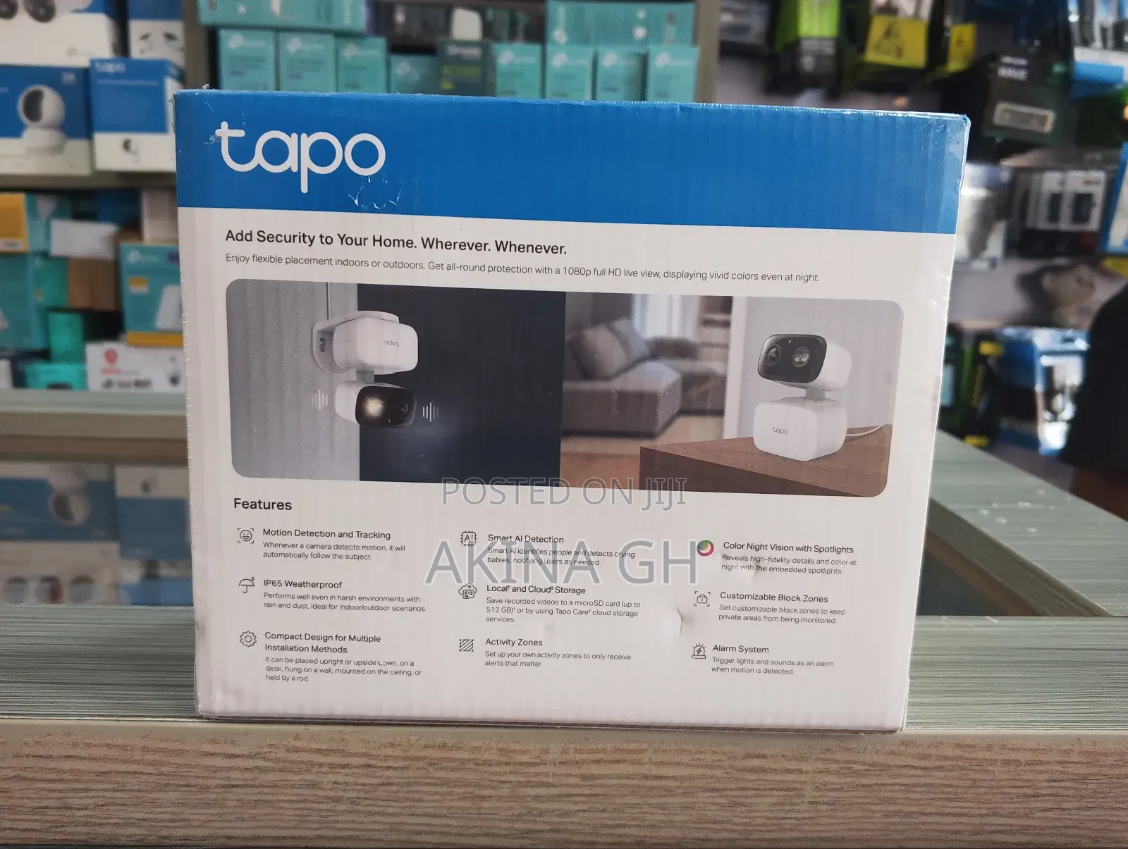 Tp-Link Tapo C206 Indoor/Outdoor Pan/Tilt Security Wi-Fi Camera 1080p