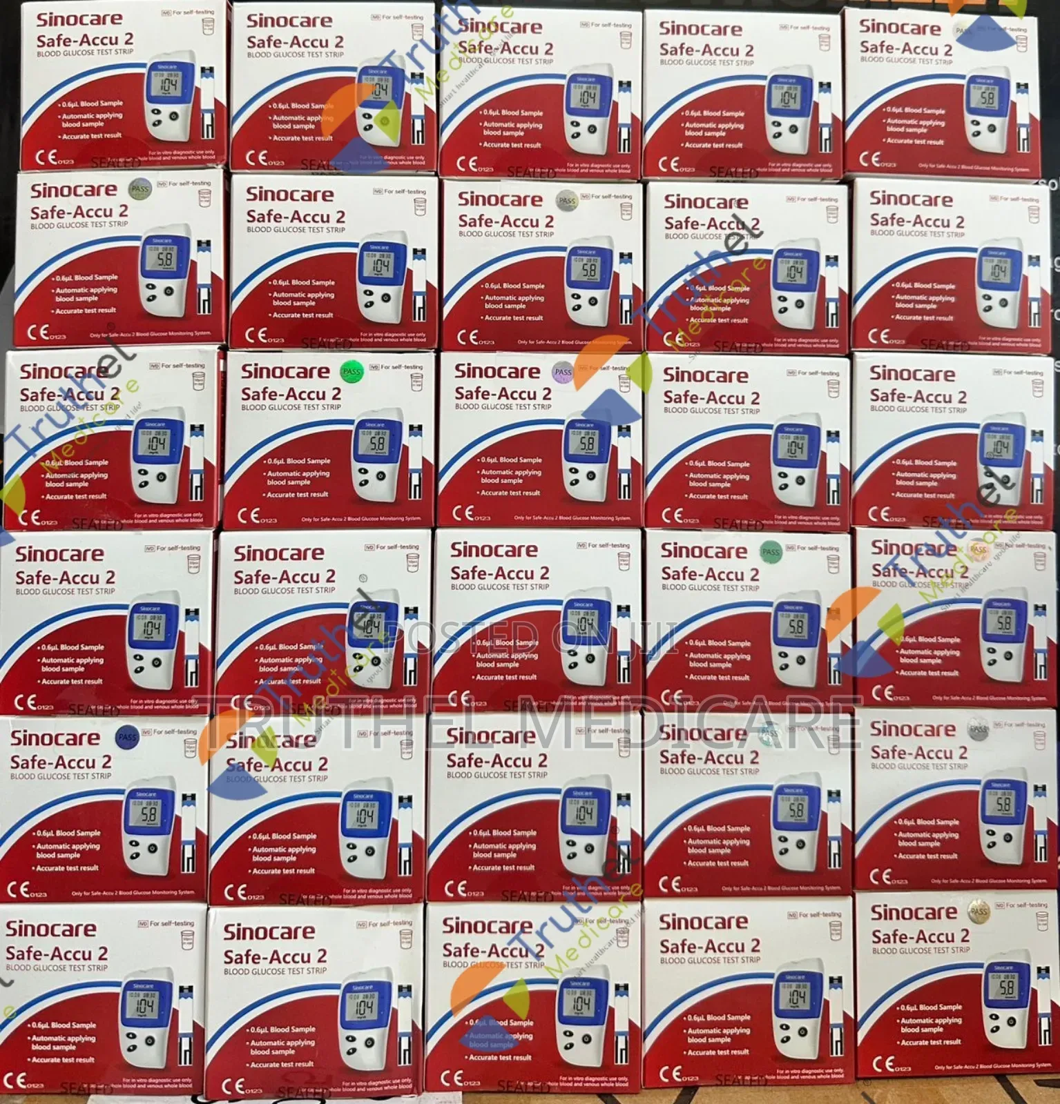 Sinocare Glucose Strips ( Safe - Accu 2 )