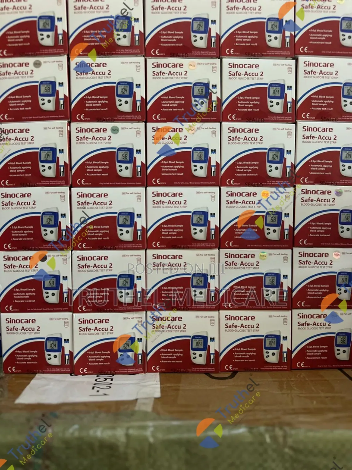 Sinocare Glucose Strips ( Safe - Accu 2 )