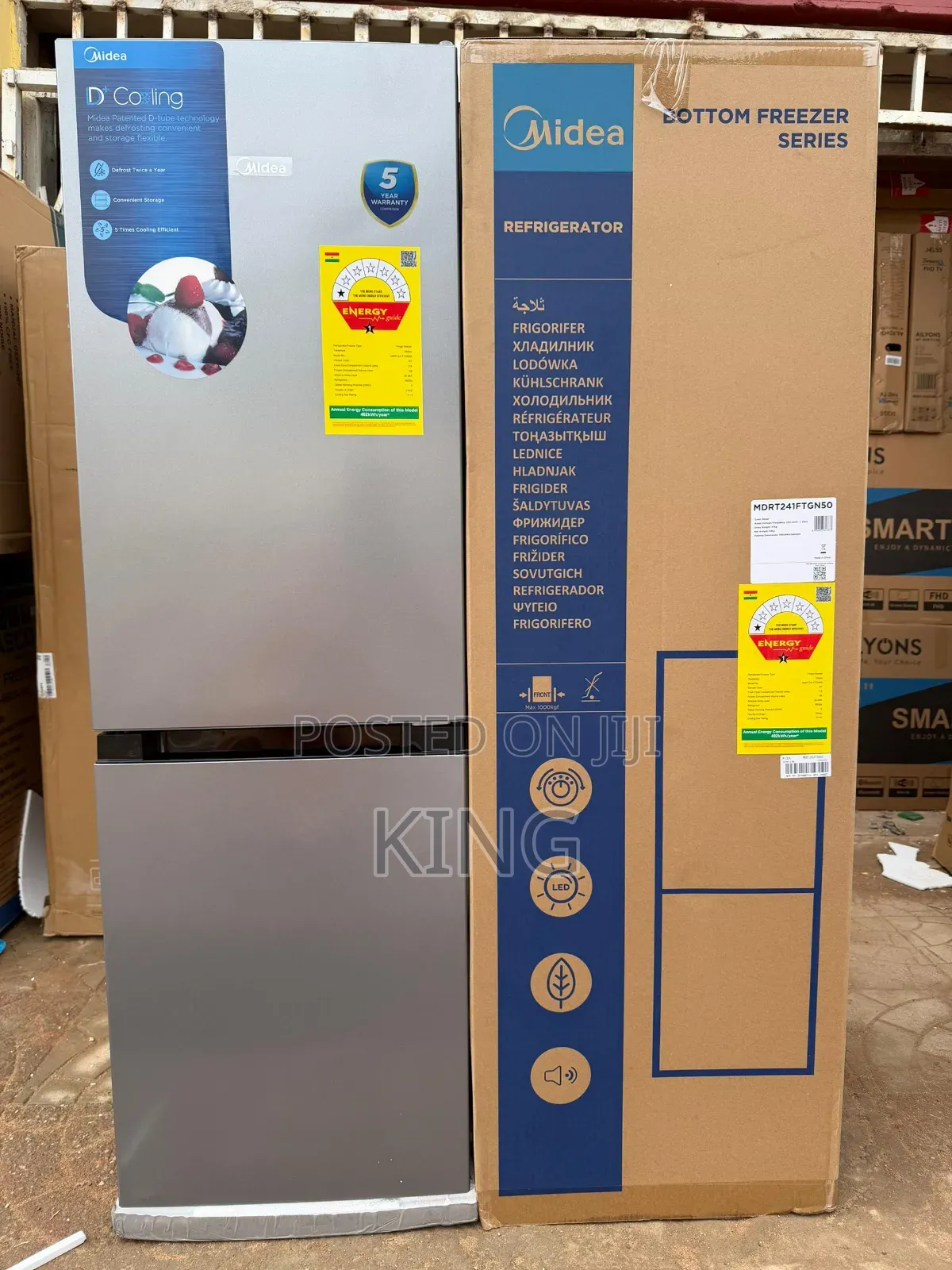 Midea Fridge 174 Letters
