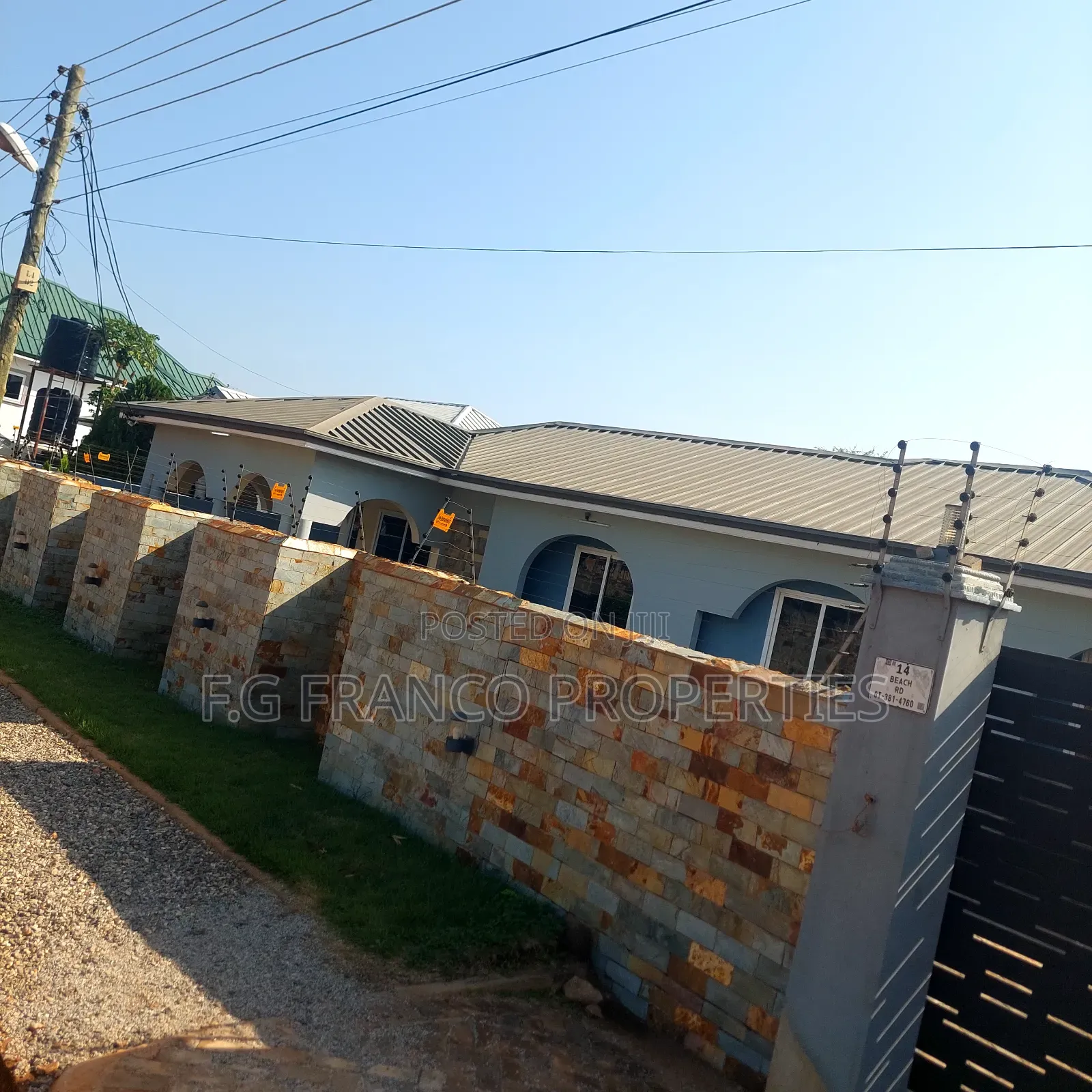 Furnished 3bdrm House in Kg Franco Properties, Sakumono for rent