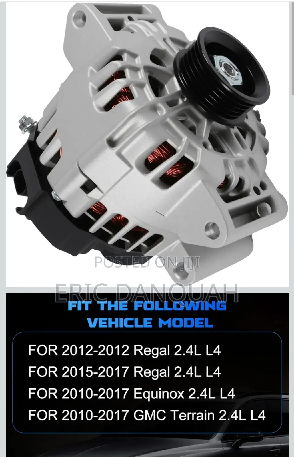 Equinox/GMC Terrain/Regal Alternator