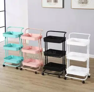 3 Tier Rolling Storage Rack