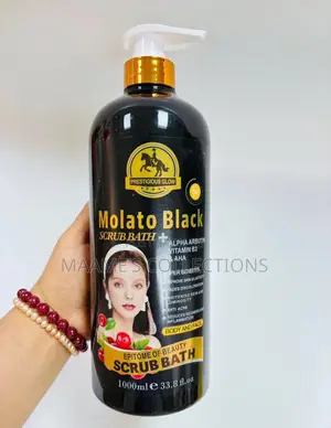 Prestigious Glow Molato Black Scrub Bath