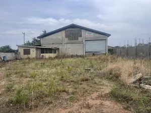 800 SQM Warehouse + Single Room Self Contain at Amasaman