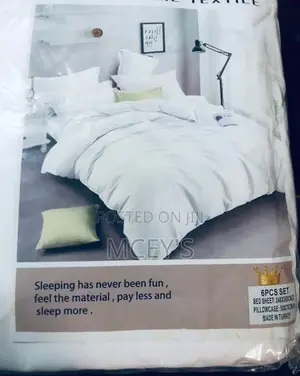 6 PCS Set 2 Bedsheet 4 Pillows Cases