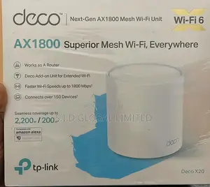 Tp-link Deco X20 Ax1800 Whole Home Mesh Wi-fi 6 System 1-pack