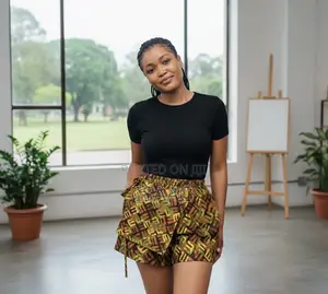 Ankara Bakit Shorts and Shirts