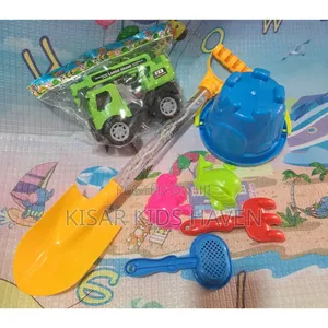 Boys Mini Truck, Beach Toy and Bubble Shovel 1 Year to 4 Years