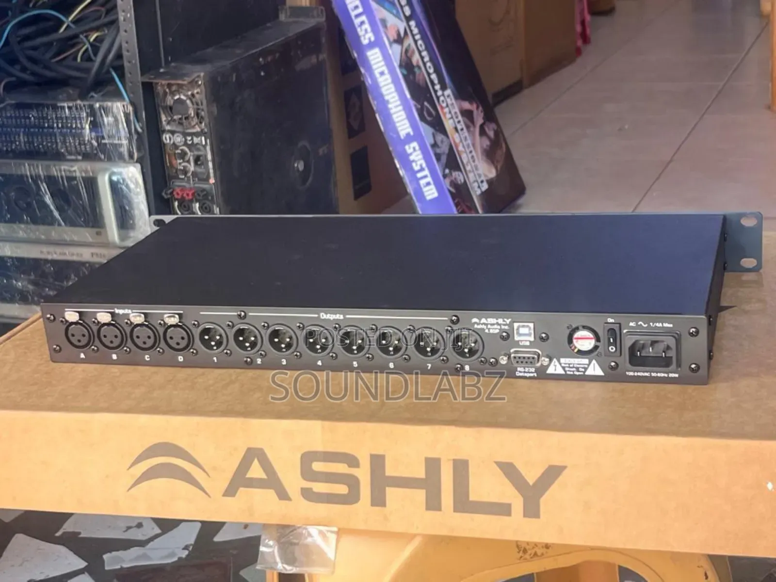 Ashly Protea 4.8sp 4-Input, 8-Output Speaker Processor/Driverack