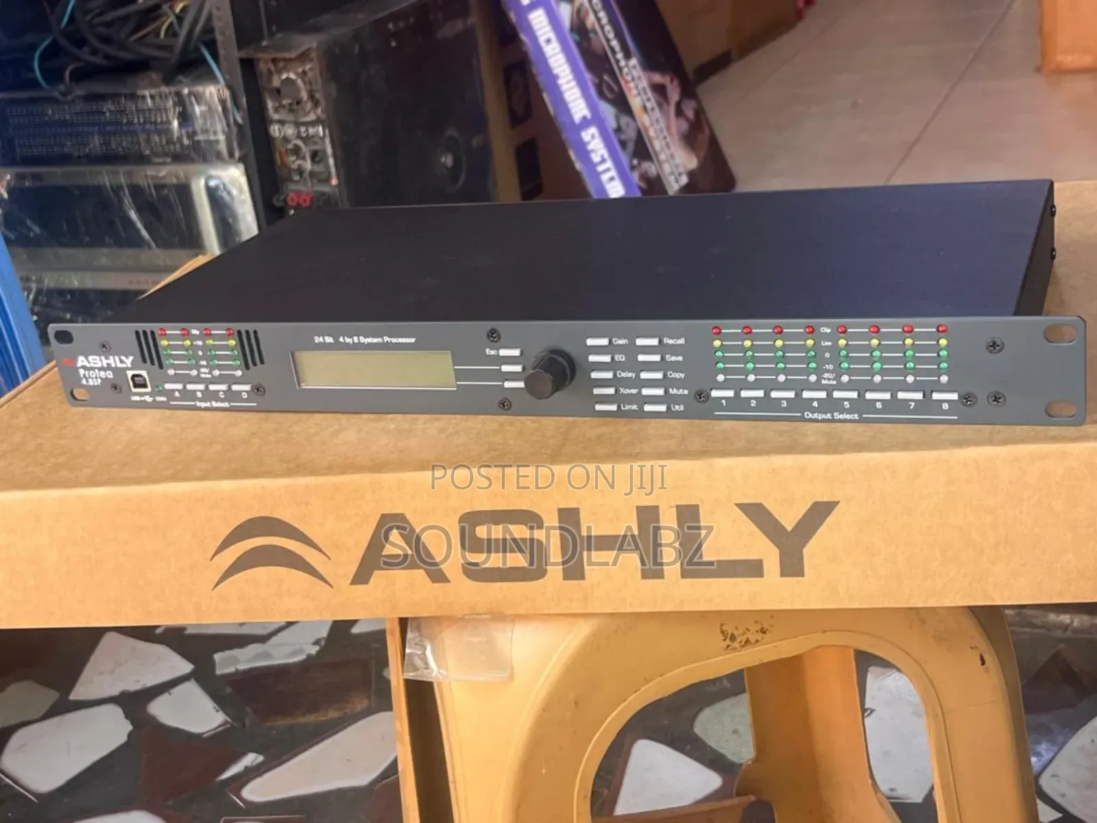 Ashly Protea 4.8sp 4-Input, 8-Output Speaker Processor/Driverack