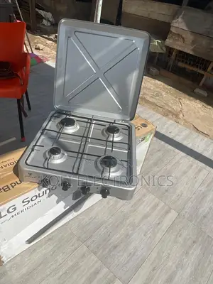 Premium Steel 4-Burner Gas Stove Compact Efficient