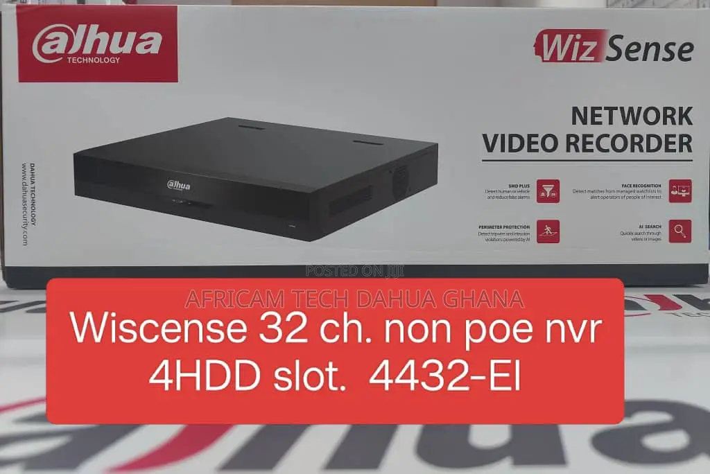 Dahua Wizsense NVR 32channel Non Poe 4hdd Slot