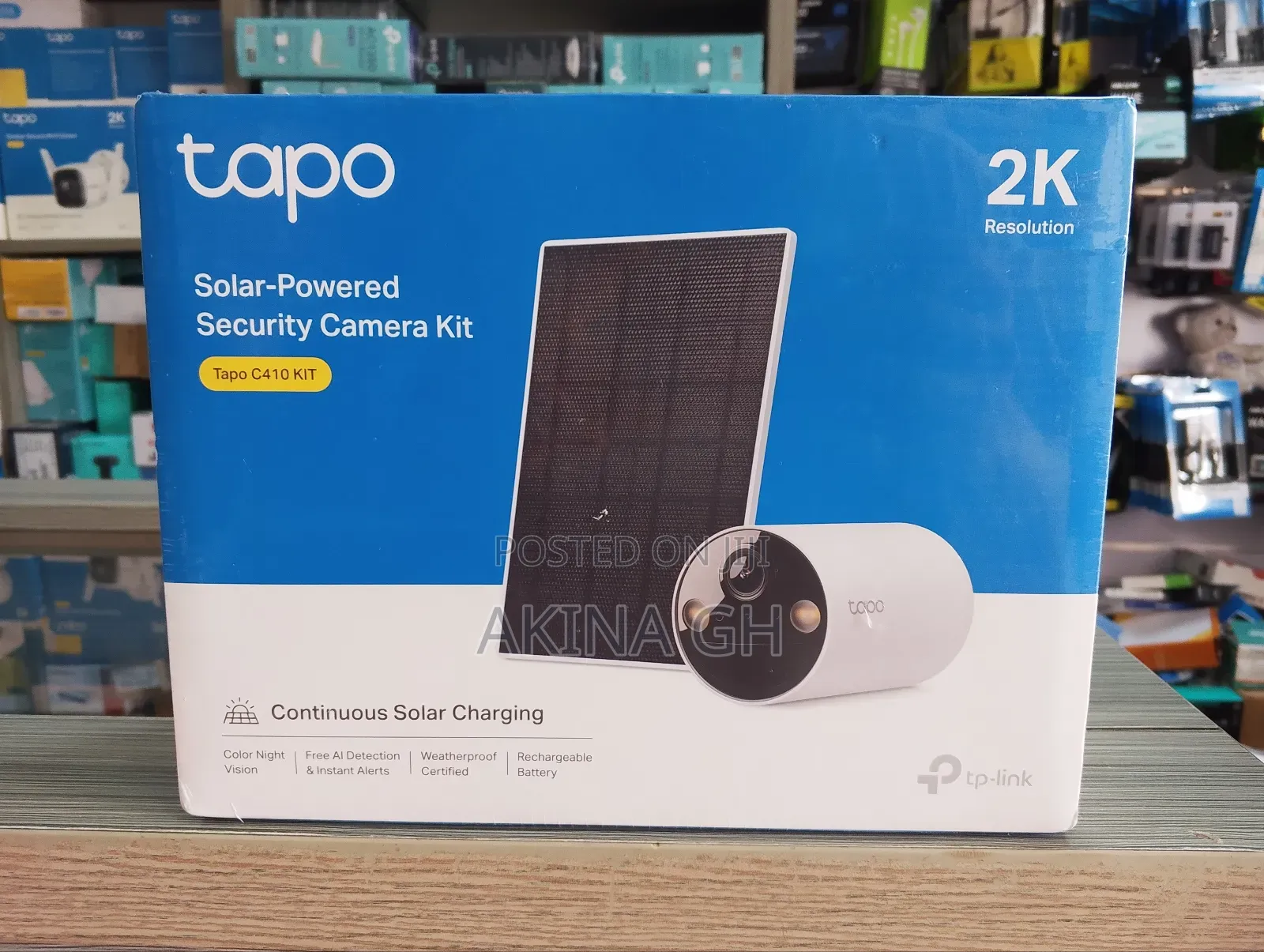 Tp-Link Tapo C410 Kit Solar Powered Security Camera Kit