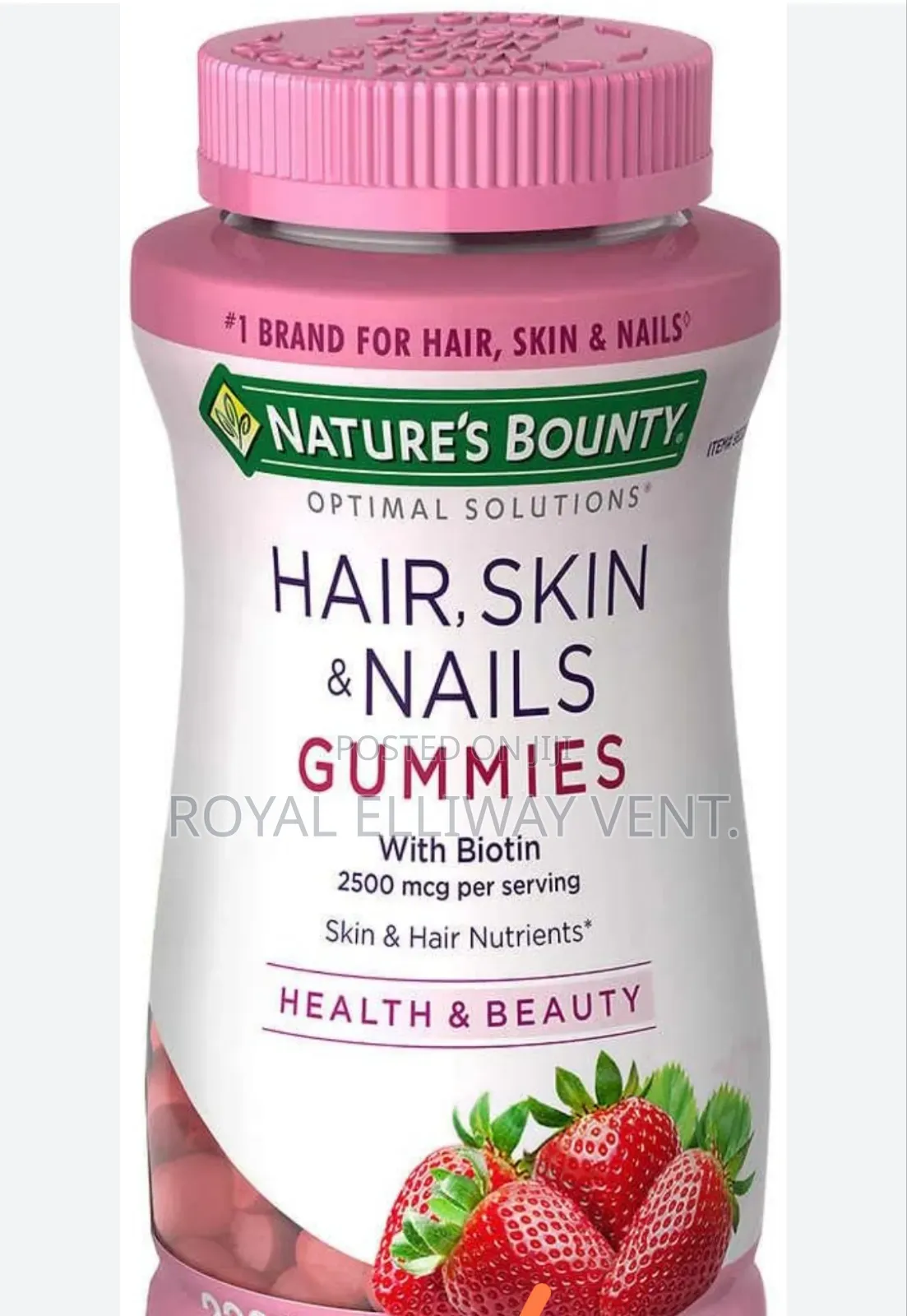 Nature's Care Hair and Nails Gummies