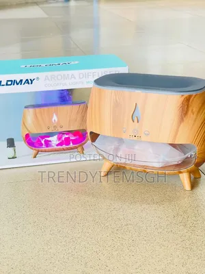 Wood Grain Colorful Light Aroma Diffuser