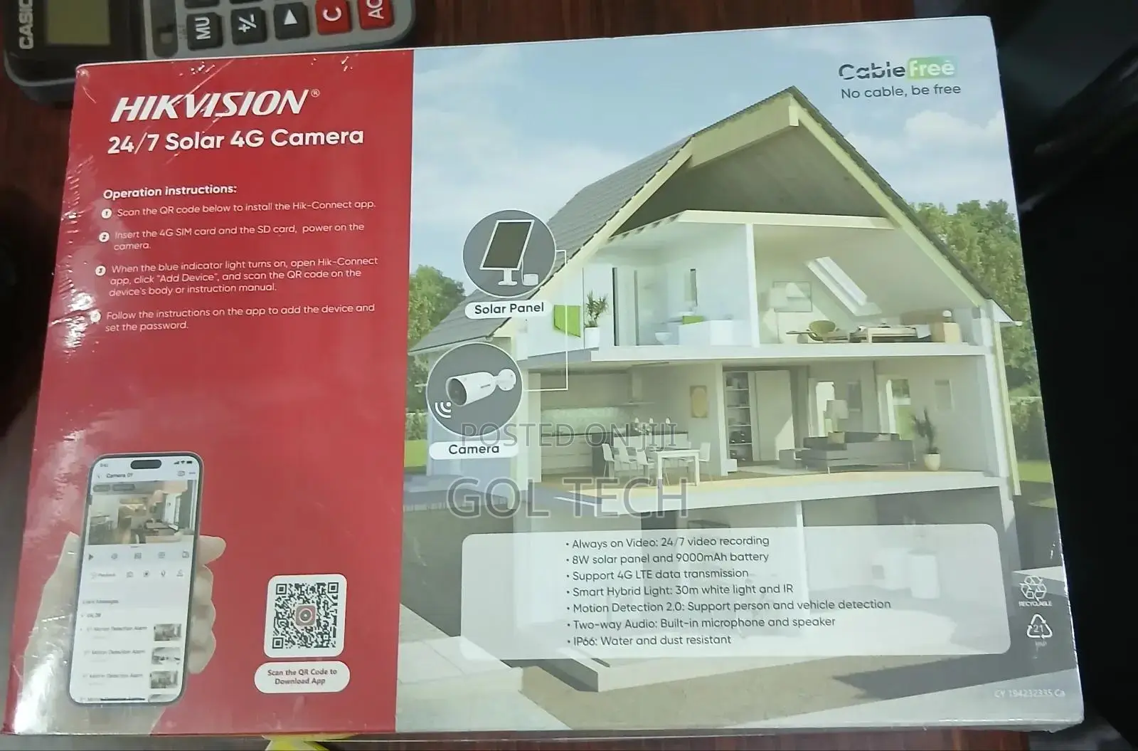 Hikvision 24/7 Solar 4g Camera