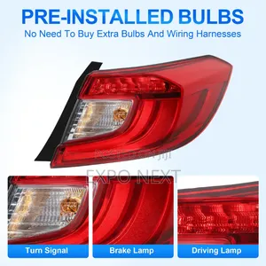 Honda Accord Sendan 2018-2022 Taillight Halogen