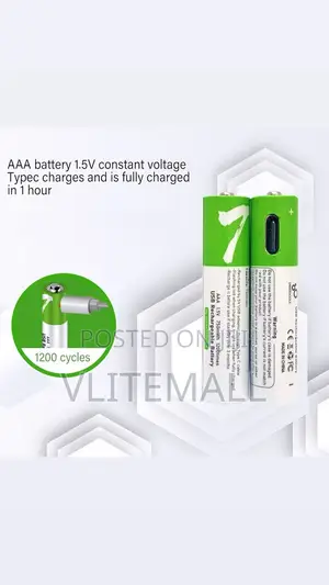 Rechargeable Aaa X 4 Type - C Usb Lithium Battery