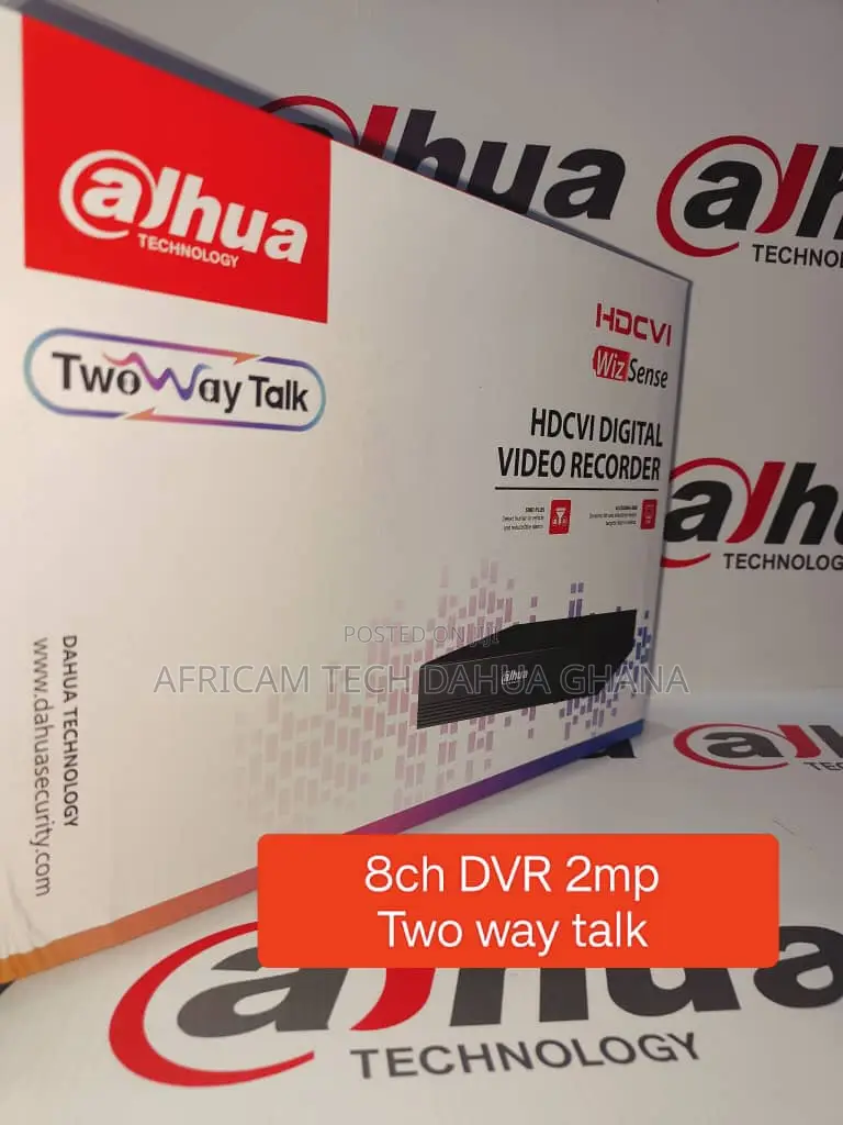 Dahua 8channel 2mp Dvr Two Way Talk 1hdd