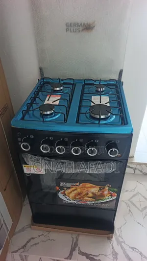 German Plus 50x50 4 Burner Oven and Grill Gas Stove