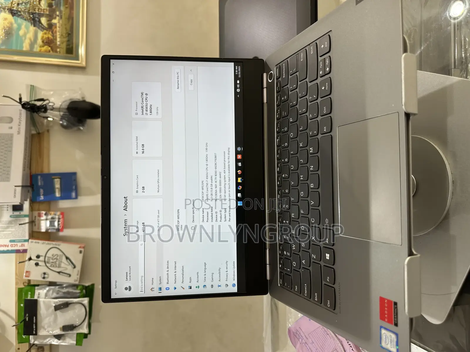 Laptop Lenovo ThinkBook 14s Gen 2 16GB Intel Core I7 SSD 256GB