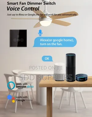 Smart Wifi Fan Lamp/ Light Switch Switches Tuya Available
