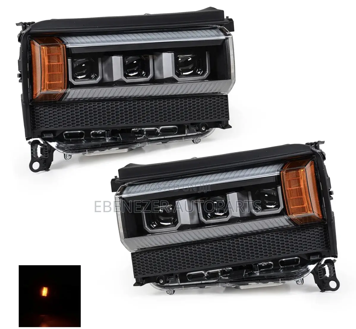Toyota Land Cruiser Prado Headlights 2023 2024 2025