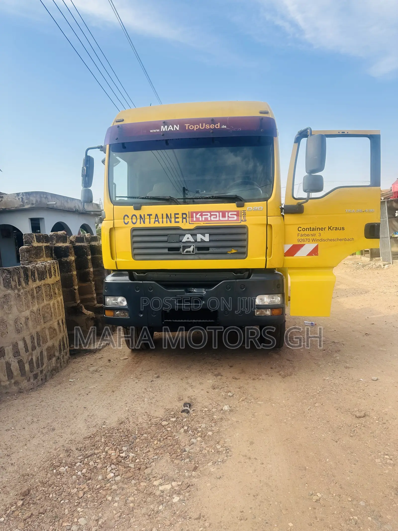 Man Diesel Tga 33:460 Hp Home Double Axle Truck Home Used