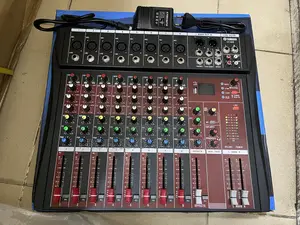 Professional 8-Channel Audio Mixer
