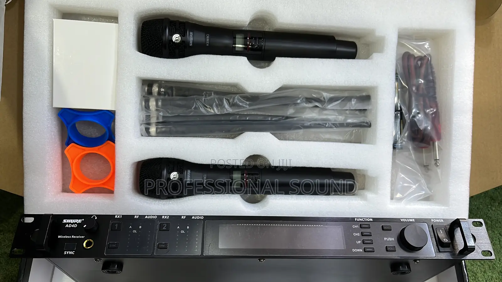 Shure Ad4d Axient Digital Two-Channel Wireless Microphone System.