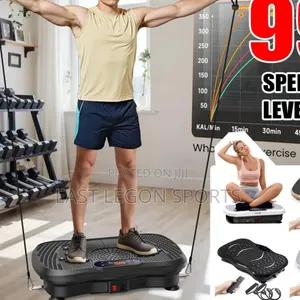 Vibration Plate Platform Home Gym Body Exercise Full Body Masarge