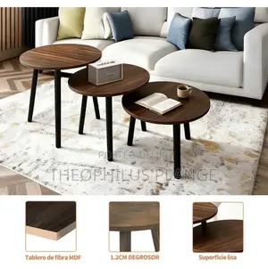 3 in 1 Coffee Table, Wood Design.
