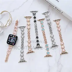 Rhinestone Pearl Band For Apple Watch Ultra/Series 9–1 (42–49mm)