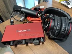 Focusrite Scarlett Solo Studio Recording Bundle.
