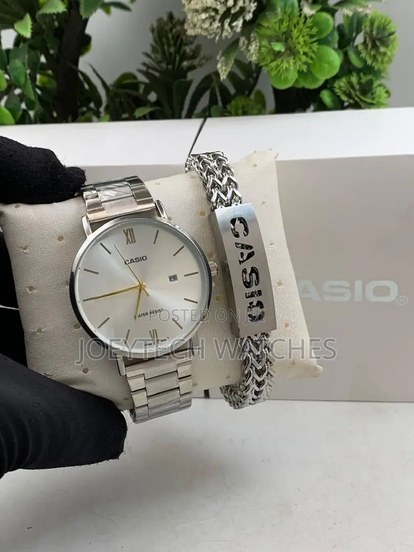 Round Dial Casio + Bracelet