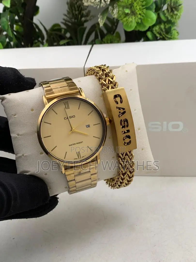 Round Dial Casio + Bracelet